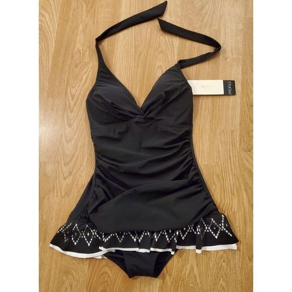 Profile by Gottex Halter Swimdress sz 10. - Picture 3 of 14